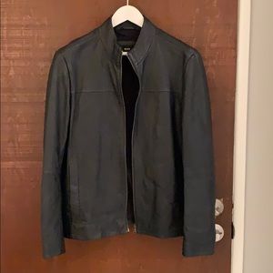 Boss Designer Men’s Leather Jacket